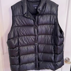 Lands End down vest